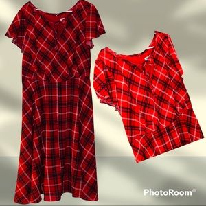 Unique Vintage Plaid Dress